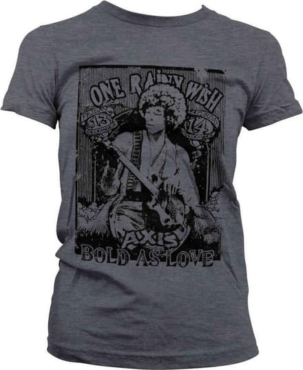 Jimi Hendrix Dames Tshirt -M- Bold As Love Grijs