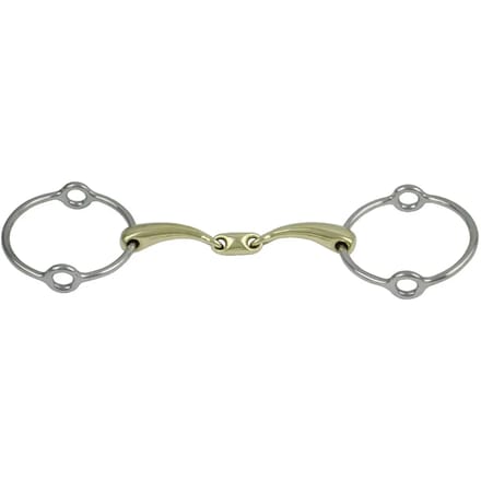 Dubbel bit voor paarden Umbria Equitazione Pro Bits