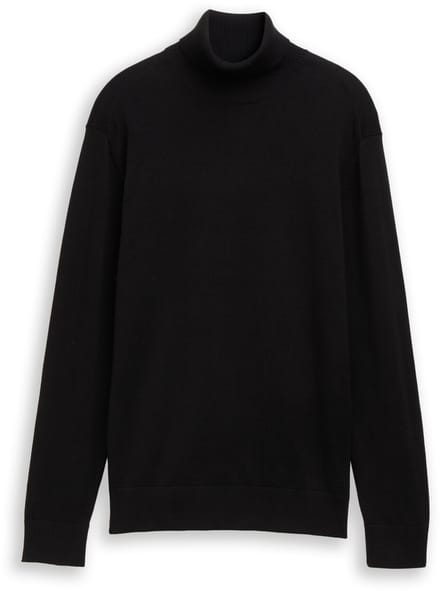 Tom Tailor Denim - Katoenen coltrui - Maat M - Black