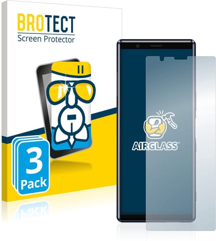 Screenprotector 3 Stuks voor Sony Xperia 5 Beschermglas transparant