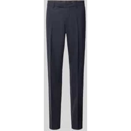 straight fit broek met persplooien model 'Totti'