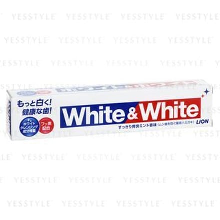 LION - White & White Toothpaste - 1pc