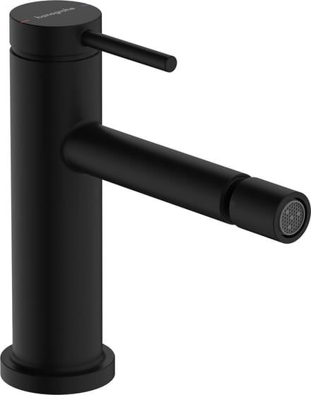 Hansgrohe Tecturis Bidetkraan - eengreeps - met trekwaste - mat zwart