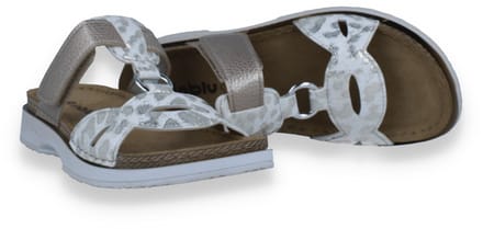 Inblu Dames Slipper Wit/platina | Maat: 39