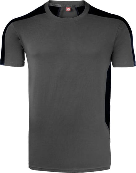 HAVEP T-shirt Bicolor 10072 - Charcoal/Zwart - L