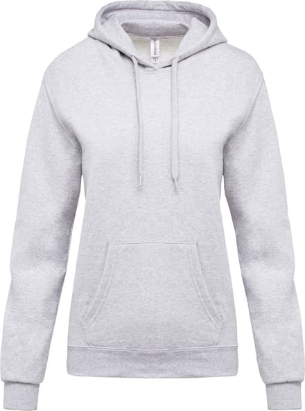 Kariban Eco damessweater met capuchon K473 - Ash Heather - L