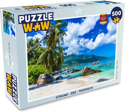 Puzzel Strand - Zee - Tropisch - Legpuzzel - Puzzel 500 stukjes