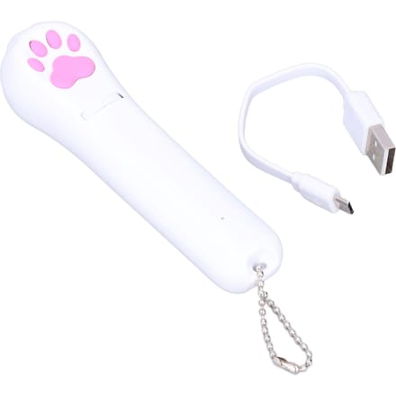 Indoor Huisdier Interactief Speelgoed Kat Zaklamp Speelgoed LED Projector Speelgoed Trainingsbenodigdheden Multi Patroon white