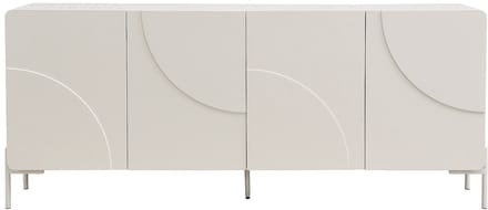 Vente-unique Dressoir met 4 deuren in MDF - Beige - ZELINARO