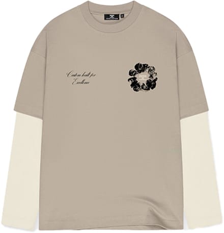 Jorcustom Flowers Double Layered Longsleeve T-Shirt
