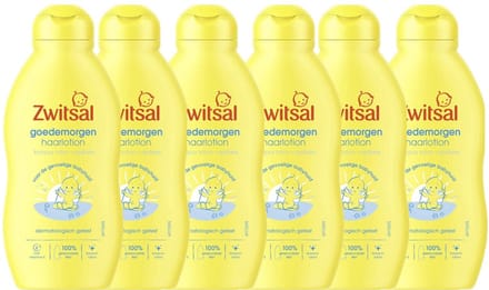Zwitsal - Haarlotion Goedemorgen - 6 x 200 ml - Voordeelverpakking