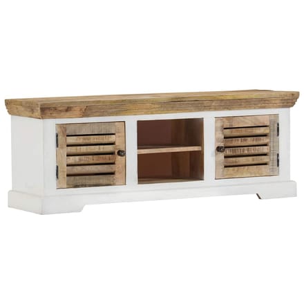 vidaXL - Tv-meubel - 110x30x40 - cm - massief - mangohout