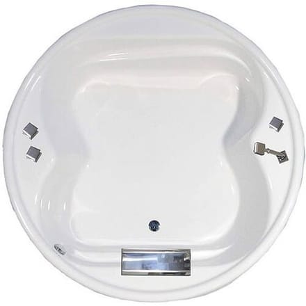 Caribia Vidal Round Bathtub 184 cm Vidal Round incl. Foot Frame