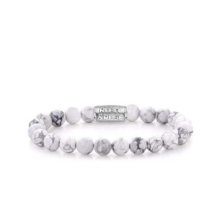 Rebel & Rose Stones Only Virgin White - 8mm RR-80066-S-19 cm