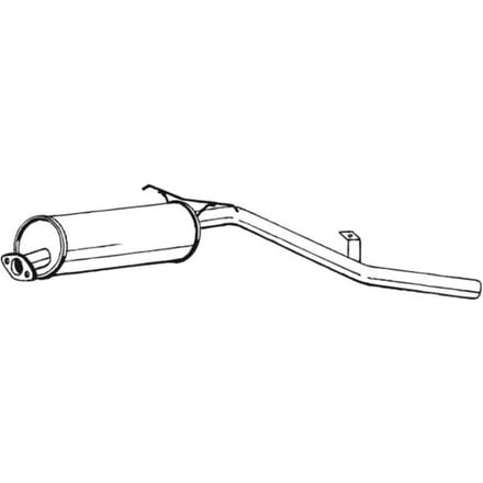 Geluiddemper achter BOSAL 281-077