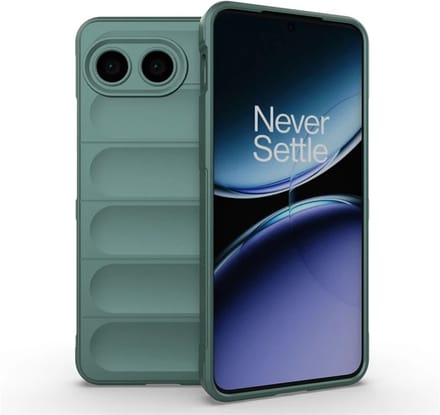 MobyDefend Hoesje - Geschikt voor OnePlus Nord 4 - TPU Gripcase - Groen