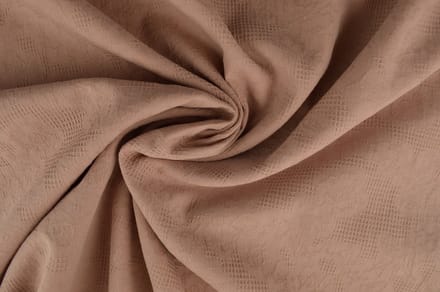 Katoen Jacquard - 150cm breed - Oud roze - 30 meter
