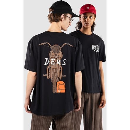 Deus Ex Machina Frontage T-Shirt zwart