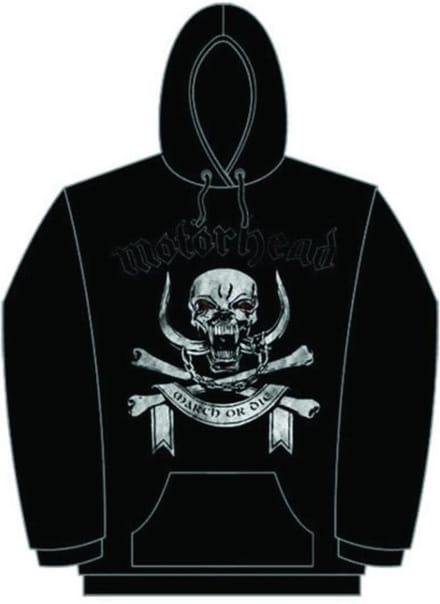 Motorhead - March Or Die Hoodie/trui - S - Zwart