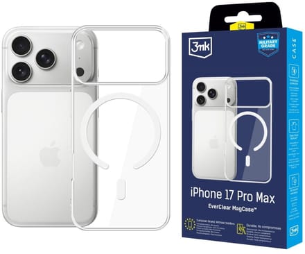 3MK EverClear MagCase Hoesje voor Apple iPhone 17 Pro Max