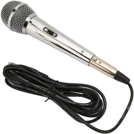 Bekabelde Microfoon Moving Coil Type Handheld Zangmicrofoon voor Thuis KTV Vergadering 9.8ft