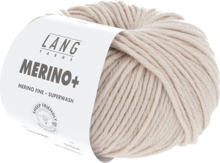 Lang Yarns Merino Plus - 96 lichtbeige - Merinowol Garen