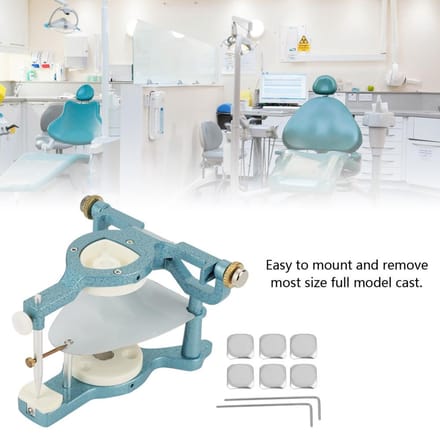 9 in 1 Tandtechnisch Laboratorium Groot Formaat Volledige Mond Verstelbare Magnetische Articulator Apparatuur