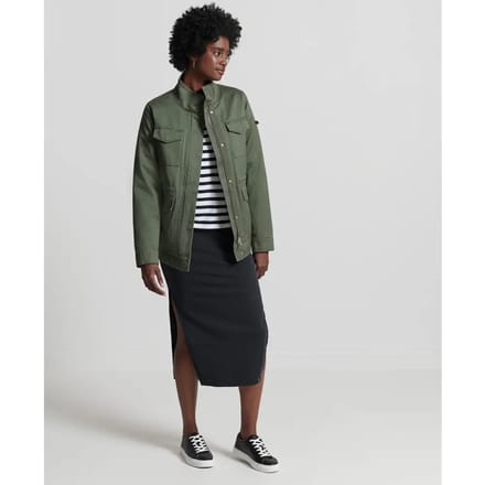 Superdry Studios 3in1 M65 Jas Groen M Vrouw