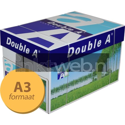 Double A Premium A3 papier 5 pakken (80 grams) wit (Origineel)