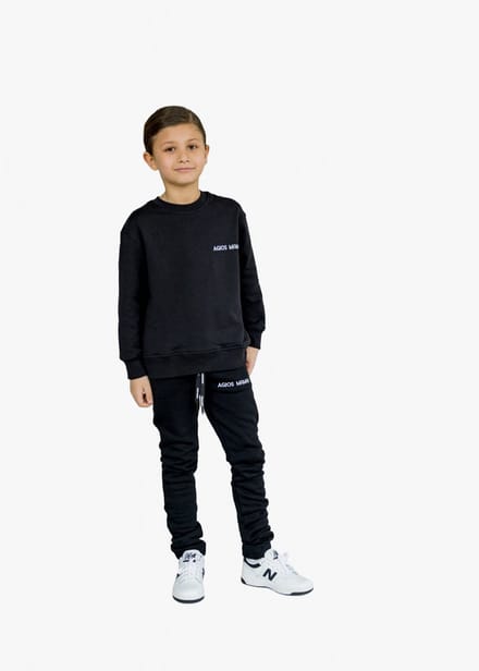 Basic Sweater Unisex - 100% katoen 320 GSM - Regular Fit - Maat 122-128 -
