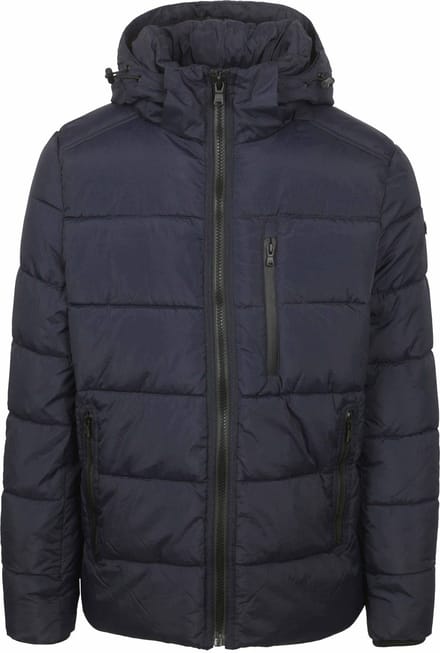McGregor Jas Hooded Puffer Navy - Maat M - Heren - Winterjassen