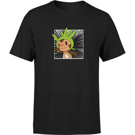 Pokemon Chespin Men's T-Shirt - Black - 3XL