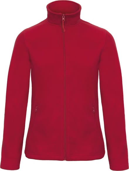 Fleecevest 'ID.501 Micro Fleece Full Zip' Dames Maat L Rood
