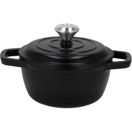 SILVERCREST Gietijzeren pan, Ø16 cm (Zwart)