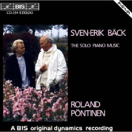 Roland Pöntinen - Bäck: The Solo Piano Music (CD)