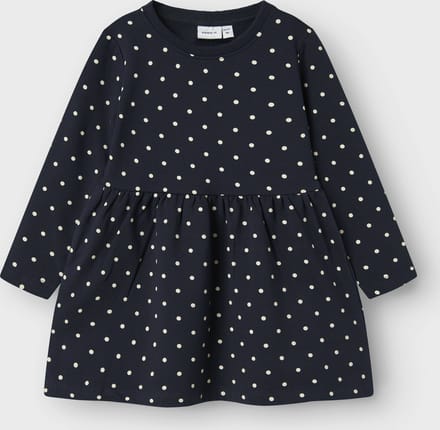 NAME IT - NMFDAVINA LS SWEAT BRU DRESS NOOS Meisjes Jurk