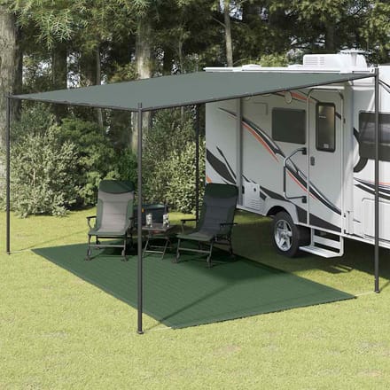 vidaXL - Tenttapijt - 250x400 - cm - HDPE - donkergroen