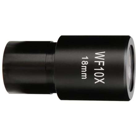 WF10X 18mm Biologische Microscoop Groothoek Oculair Optische Lenzen met Schaal