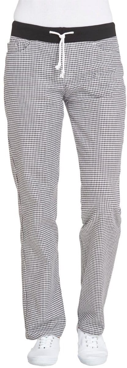 Leiber Dameskookbroek 08/7220/25 zwart/wit