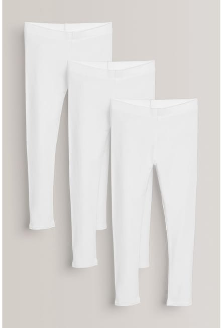 Next - Meisjes - Verpakking van 3 leggings - Wit