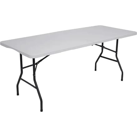 NILS CAMP NC1618 - Opvouwbare Tafel - 180cm - Wit - Draagvermogen 150kg