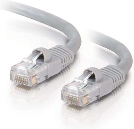 LogiLink CP1062U RJ45 Netwerkkabel, patchkabel CAT 5e U/UTP 3.00 m Grijs 1 stuk(s)