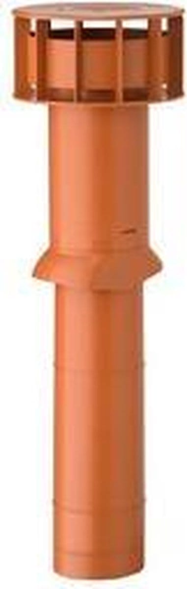 Ubbink Multivent ventilatiedakdoorvoer 131mm l=980mm terracotta