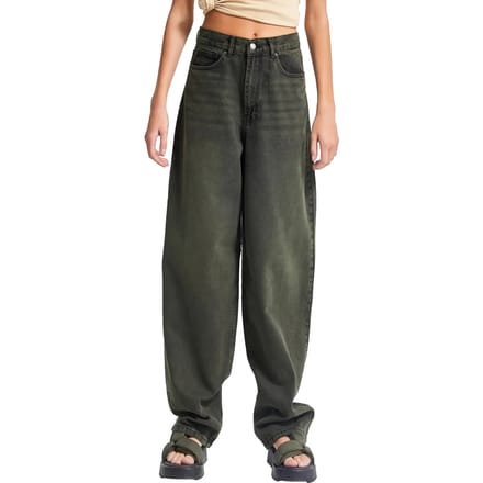 It's Basic - IVY Skater Mid Rise Jeans - Khaki