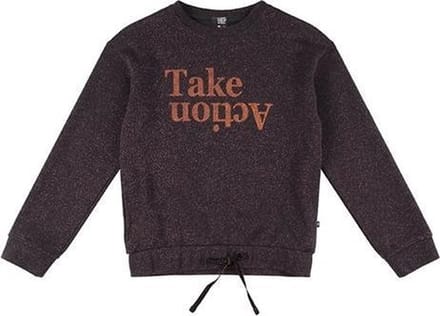 Rumble - Sweater - Meisje - Glitter - Take action - 92/98