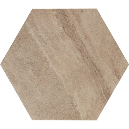 Staptegel Hexagon Cappuccino o60x52x2cm