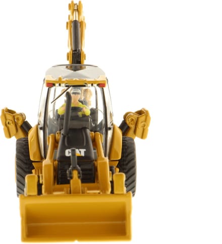 Cat 450E Backhoe Loader - Graaflaad combinatie - 1:87 - Diecast Masters - HO Series