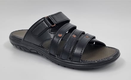 Walking - Slippers Heren - Licht Gewicht Heren Slippers - Slippers met een Zacht Voetbed - Zwart – Maat 42