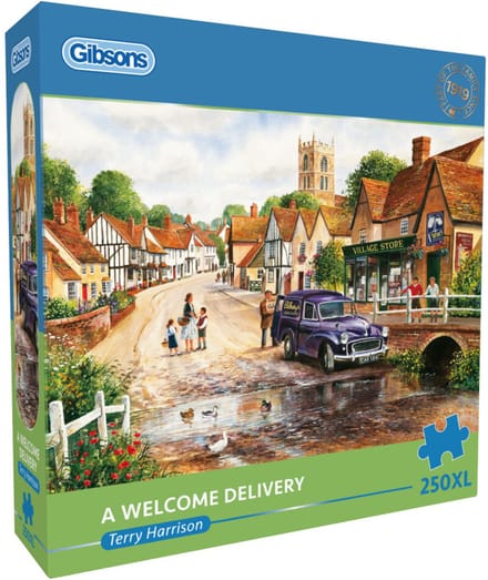 Gibsons legpuzzel volwassenen A Welcome Delivery 250XL extra groot.
