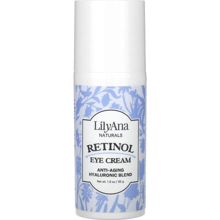 Lilyana Naturals, Crème Yeux Rétinol, 1 oz (30 g) white
